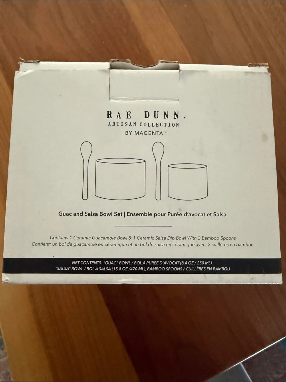Rae Dunn Salsa and guac set